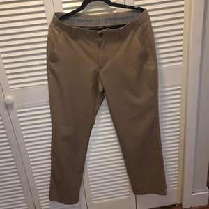 Men’s Under Armour Tan Golf Pants